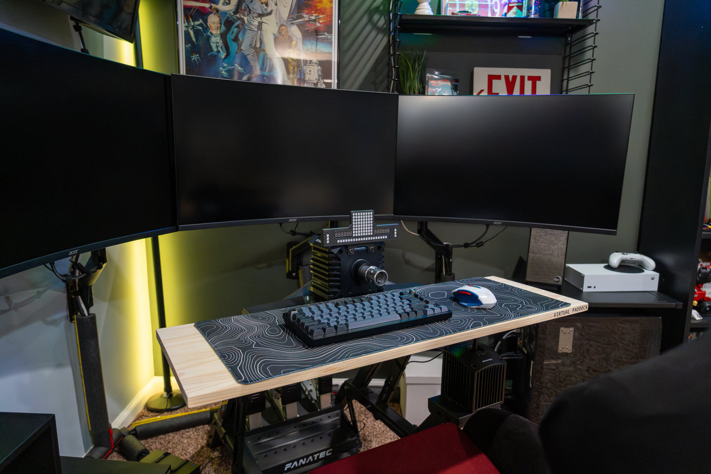 Virtual Paddock Sim Rig Desk